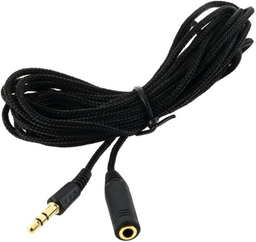10ft 3.5mm 1/8" Stereo Audio Aux Cable Cord Headphone Extension Male to Female