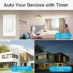 OHMAX Smart Dimmer Switch Compatible with Alexa and