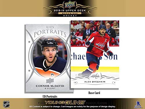 2018 2019 Upper Deck NHL Hockey Series One Factory Sealed Retail Box of 24 Packs Including 192 Cards Total with Possible Young Gun Rookie and Game Used Jersey Cards - Thumbnail 5