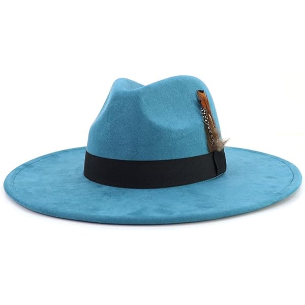 BAA COSTUME MFG.”Riding Cap ⑤ Amazon.com: LIDHAY Big Wide Brim Fedora Hats for Women Men