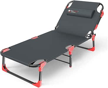 Folding Chairs ZR - Tumbona Plegable portátil, reclinable, para Oficina