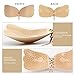 Desirelove Self Adhesive Bra 2 Pack Strapless Backless Reusable Invisible Stick Push-up Silicone Bras Assort Cup C