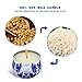 Laluztop Citronella Candles Outdoor and Indoor, 4.8 oz Each Scented Candles Pure Soy Wax Portable Travel Tin Candle for Stress Relief, 4-Pack Gift Set