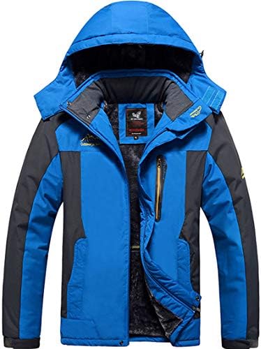 Men's Mountain Waterproof Ski Jacket Windproof Rain Jacket