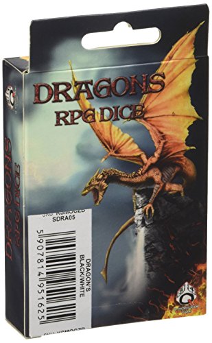 Dragon Dice Black/White (7) Board Game