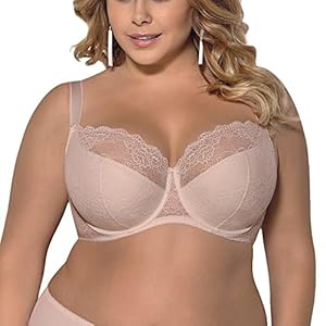 Gorsenia K357 Blanca Floral Lace Padded Underwired Full Cup Bra