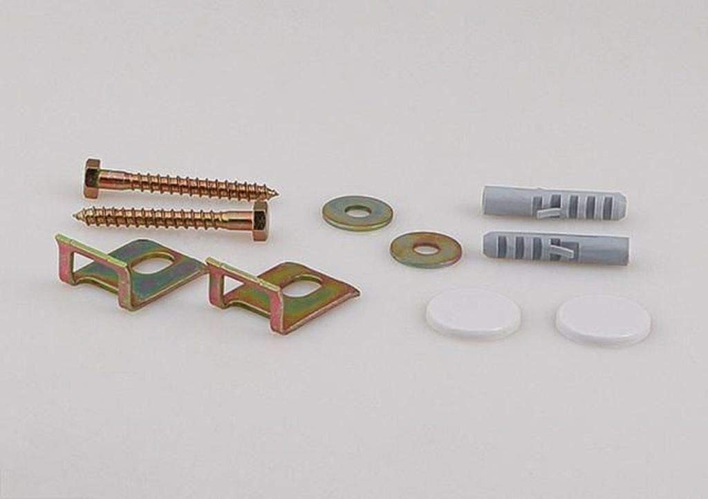 Keramag 551075000 Kerafix mounting kit with Cover caps, White