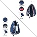 Electronics Organizer Accessories Bag Case, Portable Makeup Bag/Travel Digital Carrying Pouch Multifunction Cellphone/Headset/USB Data Cable/Charger Hard Drive Carry Case (Size L,Navy) - Happy Hours