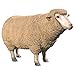 Design Toscano Merino Ewe Life Size Head Up Sheep Statue
