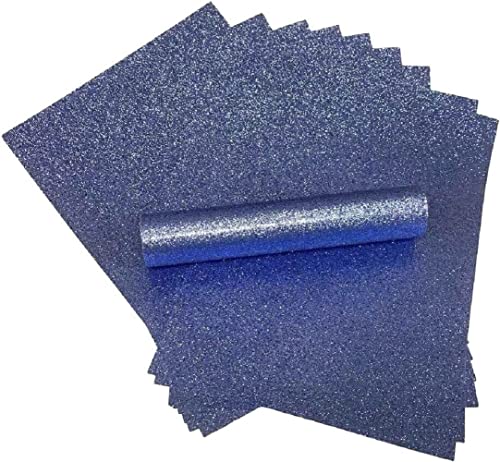 Syntego A4 Glitter Paper Sparkly Soft Touch Non Shed Thick 150gsm / 40lb Paper 10 Sheets (Royal Blue) โ image 1