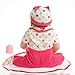 SanyDoll Reborn Baby Doll Soft Silicone Vinyl 22 inch 55 cm Lovely Lifelike Cute Baby Boy Girl Toy Peach red Suit Sleeping Doll