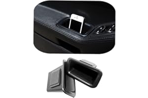 Vesul Front Row Door Organizer Compatible with Ford Explorer 2011 2012 2013 2014 2015 Armrest Storage Tray Phone Container Handle Pocket ABS Tray Insert Glove Pallet