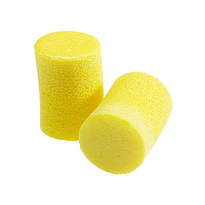 3M Ear Plugs, 200 Pairs/Box, E-A-R Classic 312-1201, Uncorded, Disposable, Foam, NRR 29, For Drilling, Grinding…
