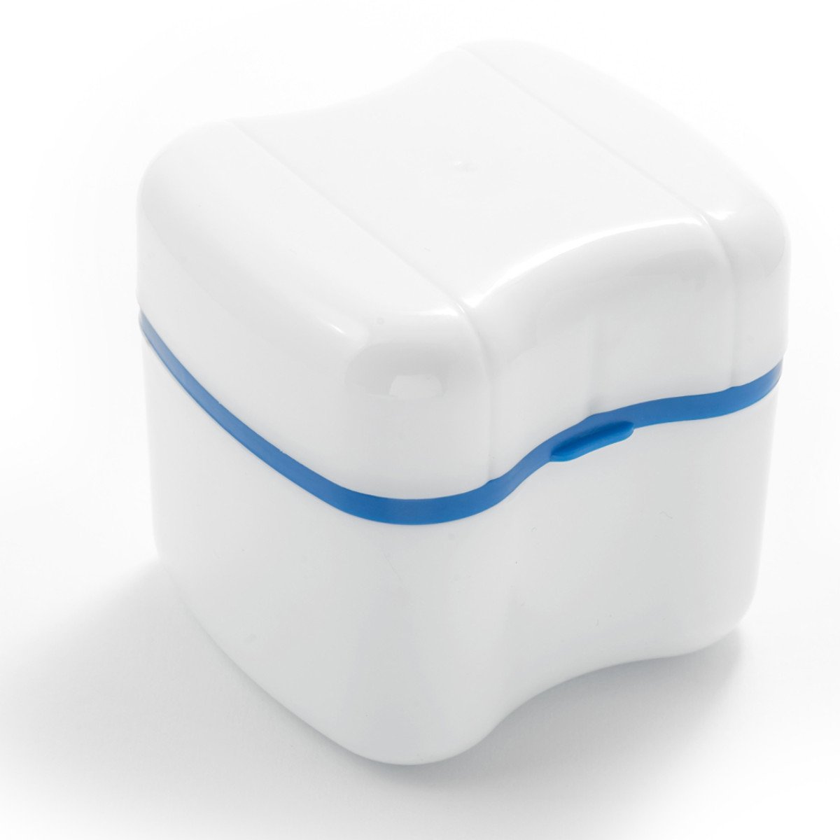 Retainer-Denture Bath-Dental Appliance Cleaning Case Size Standard with Easy Grip – Color Admiral Blue : Beauty
