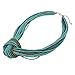 Bocar Blue Green Seed Beads Multilayer Chunky Bib Statement Knot Necklace（NK-10316-Aquamarine）