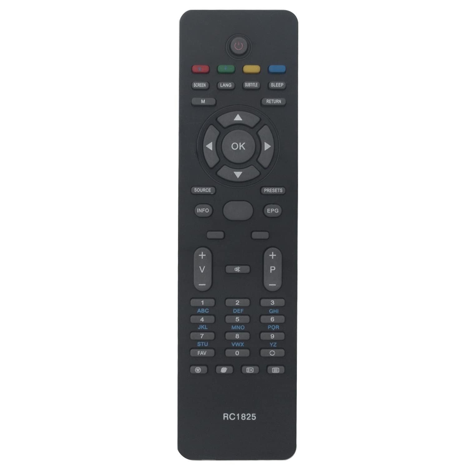 VINABTY RC1825 Replacement Remote Control Fit for Hitachi TV RC-1825 L32HK04U L32HK04UA L32HK04UJ L32HK04UK L32HK04UL