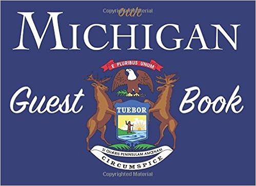 Our Michigan Guest Book 100 Pages 8 25 X 6 In Matte Cover For