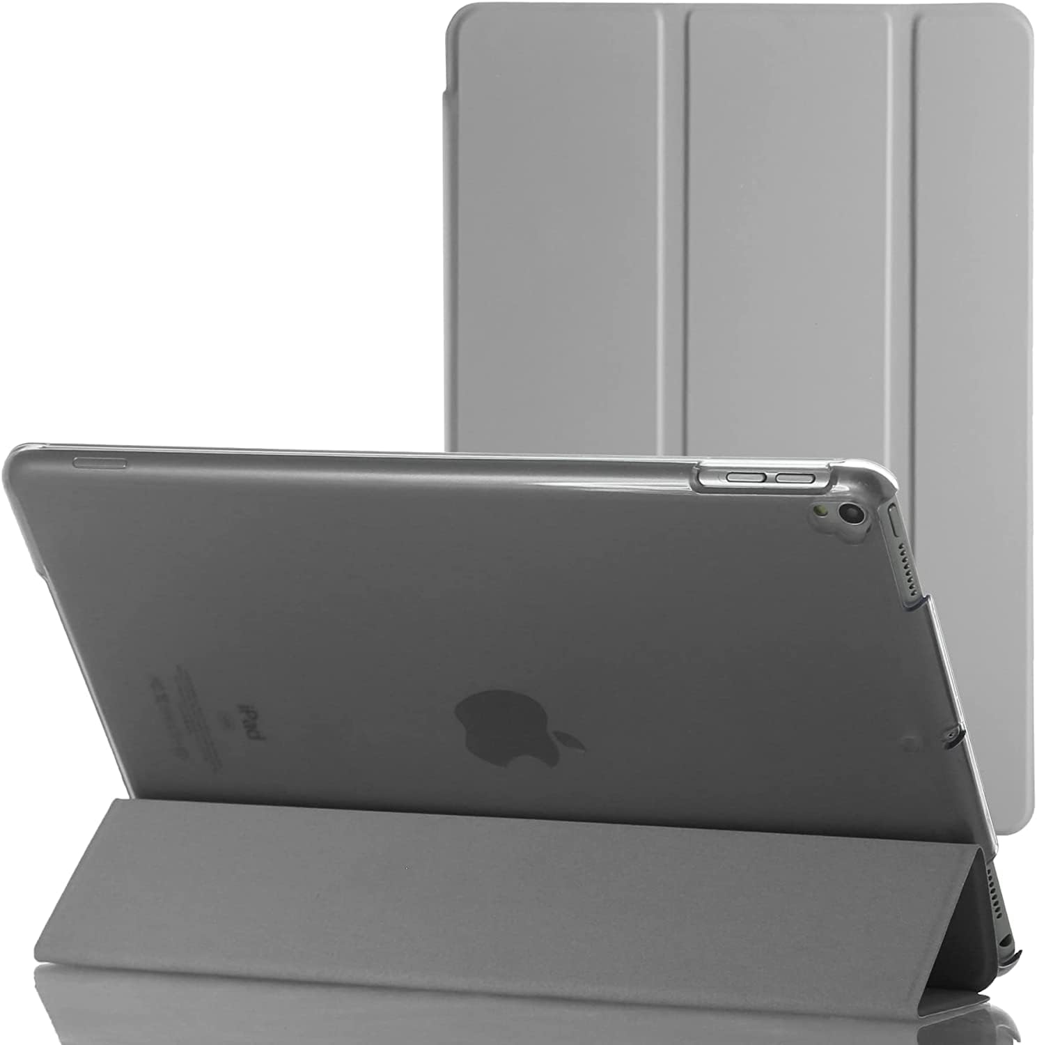 Smart Magnetic Case For New Apple iPad 10.2" (9th Generation 2021) (8th Generation 2020), (7th Generation 2019) Ultra Slim Magnetic Cover (Grey)