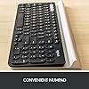Logitech K780 Multi-Device Wireless Keyboard for Windows, Apple android or Chrome, Wireless 2.4GHz and Bluetooth, Quiet…