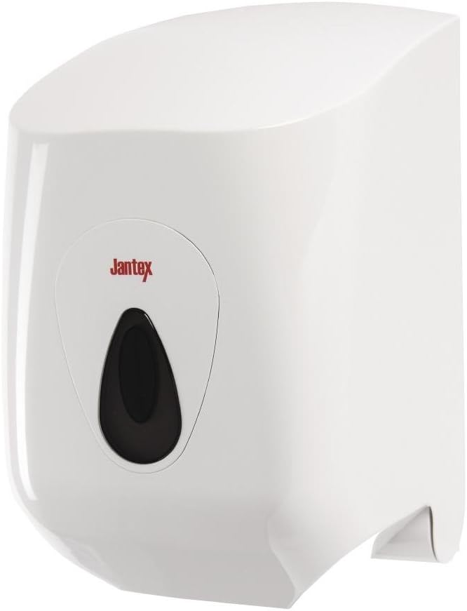 JANTEX Centrefeed Paper Towel Dispenser White/Blue 350x230x235mm Fits DL921