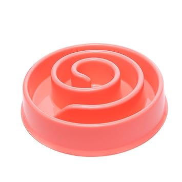 Pets Empire Fun Snail Shaped Pet Dog Bowl Slow Feeder Interactive Bloat Stop, Over Eating,Lightweight Durable, Easy Clean (Color May Vary)
