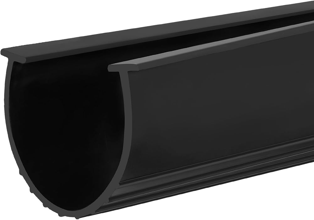 sourcing map 5m Garage Door Bottom Weather Seal 8mm T Ends Rubber Stripping