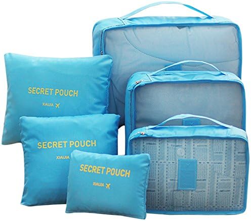 EENG Travel Packing Cubes Set,Luggage Suitcase Packing Organizers with Laundry Bag