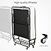 Mecor 75 by 31-inch Folding Metal Guest Bed with Luxurious Memory Foam Mattress ,Twin