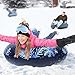 BAYKA Snow Tube for Winter Fun, Inflatable 47 Inch Heavy Duty Snow Sleds for Youngsters and Adults, Sturdy Sledding Tubes, Easy to Grip Handles, Carrying Bag Included