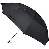 G4Free 80 Inch Huge Large Oversize Golf Umbrella Double Canopy Vented Windproof Stick Umbrellas, 6.6 Ft Heavy Duty for Outdoor Doorman Family