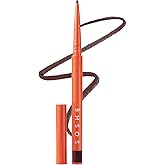 SOSHE Beauty - Waterproof Precision Eyeliner | 1.5mm Smudge-Proof Gel Liner | Easy Refills | Cruelty-Free, Certified Plastic Negative (Nights in Bordeaux - Deep Plum)