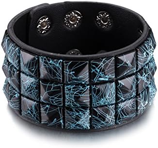 Fashion Unisex Charms Jewelry Plate With Silver Leather Popular Square Rope Chain Bracelets