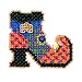 Wanda's Boot Beaded Counted Cross Stitch Halloween Ornament Kit Mill Hill 2005 Autumn Harvest MHAH67
