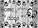 eZAKKA DIY 5D Diamond Painting Kits, Dog Footprints Diamond Art Accessories Full Drill by Number for Home Wall Decor, 25 x 20 CM