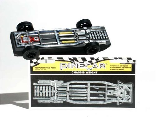 Pinecar Chassis Weight, Rear Wheel Drive 2.5 oz