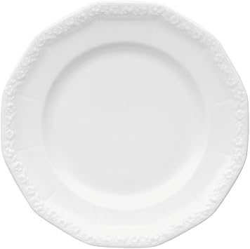 Rosenthal 10430-800001-10226 Maria - Piatto Piano, Diametro 26 Cm, Colore: Bianco - 4