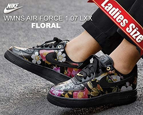 air force 1 black floral