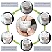 TSA Approved Silicone Travel Size Toiletry Bottles Set, 9 Pieces Leak Proof Empty Cosmetic Containers, 3 oz. 2 oz. 1.25 oz Squeeze Bottles + 20 G Cream Jars