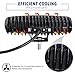 LED Light Bar YITAMOTOR 4PCS 18W 6 Inch Flood LED Work Light Pods Single Row Off Road Led Light Driving Light Fog Light Boat Light Waterproof SUV ATV 4WD Car Truck Golf Cart 12V 24V, 2 Year Warrantythumb 3