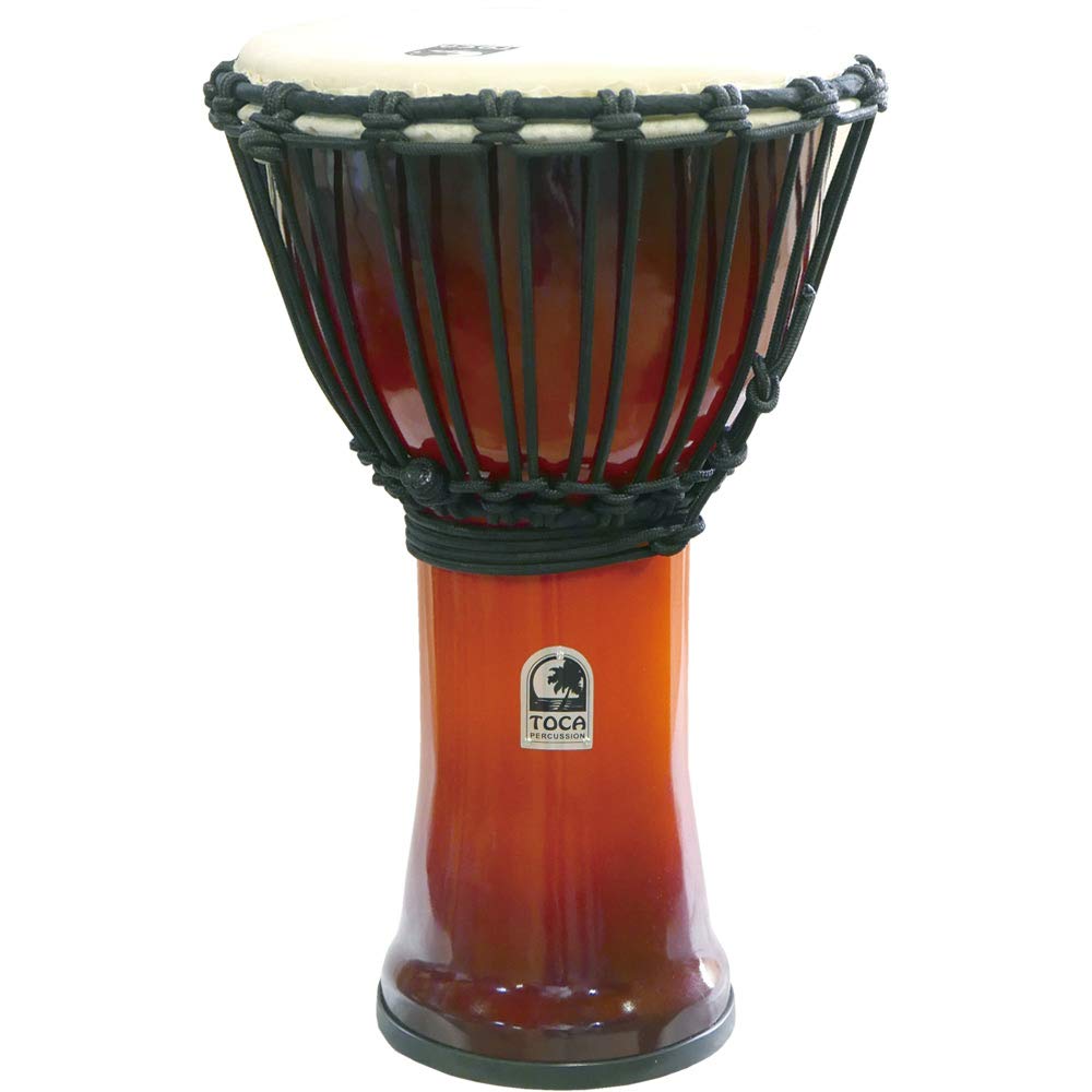 TOCA Djembe Freestyle Rope Tuned SFDJ-9AFS African Sunset 9"