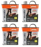 Stihl 7010 871 0203 Motomix 50:1 2 Cycle PreMix Fuel, Pack Of 4