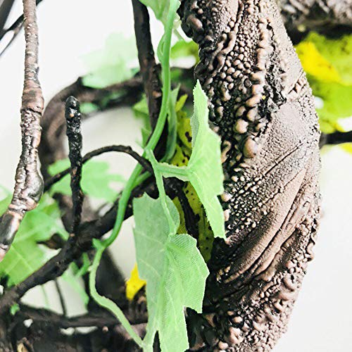 Tfwadmx Reptile Jungle Vines, Reptile Climbing Branch, Flexible Pet Habitat Decor for Crested Gecko Lizard Anole Bearded Dragon Hermit Crab Triangular Snake Chameleon Reptile Terrarium