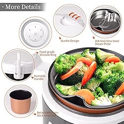 EduSoho 12V Travel Rice Cooker for Car, Portable
