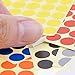eBoot 3/ 8 Inch Round Dot Stickers Color Coding Labels, 10 Different Colors Dot Labels, 10 Sheets