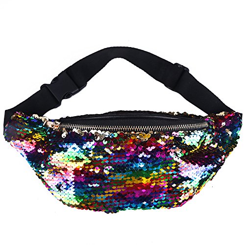 Small Fanny Pack for Kids - Wholesale Festival Sequin Waist Pack for Women with Adjustable Strap - Thumbnail 2