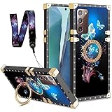 Compatible with Galaxy Note 20 Case Square, Elegant