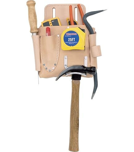 Circle Brand Leather Drywall Tool Pouch - Left Hand | Master Building - View #5