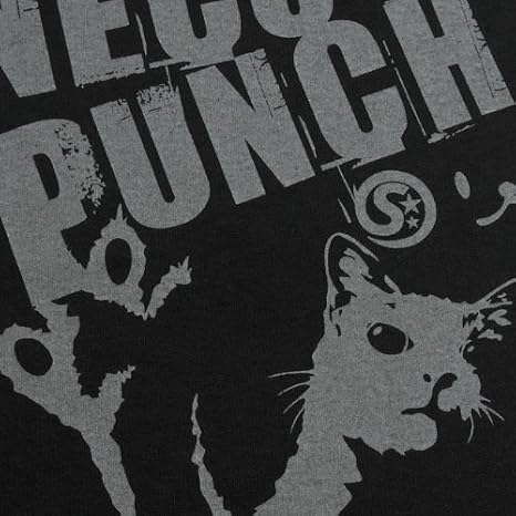 Amazon スコーピー ネコ好き のための 猫柄 Tシャツ Neco Punch Tシャツ カットソー 通販