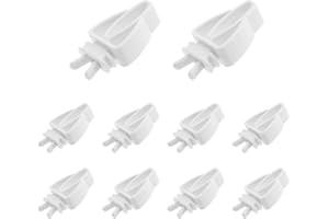 10pcs Bird Cage Food Holder,Parrot Fruit Vegitable Bracket Pet Feeder Clip for Budgie Parakeet Cockatoo Macaw Cockatiel and O