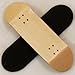 Peoples Republic Maple Complete Wooden Fingerboard w Nuts Trucks - Basic Bearing Wheels